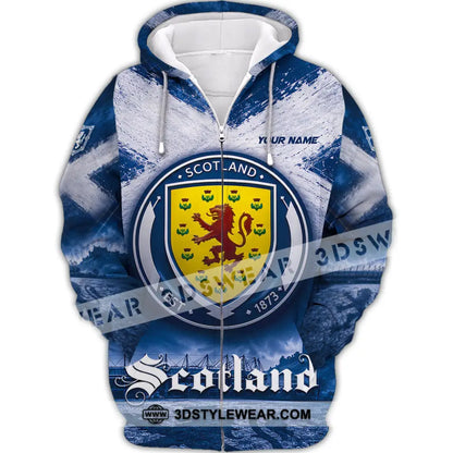Unisex Shirt - Custom Scotland Shirt - Zipper Hoodie / S - T-shirt