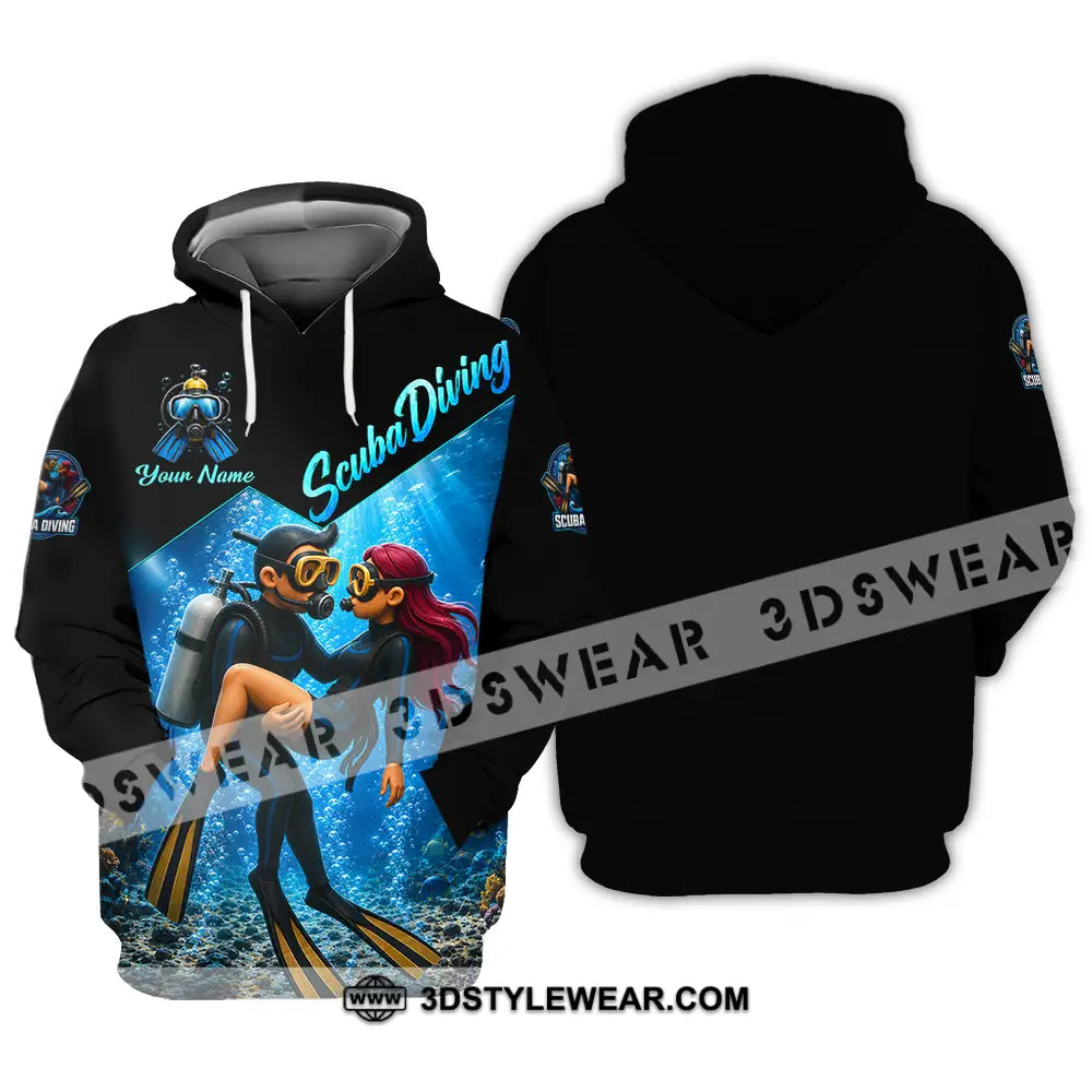 Unisex Shirt - Custom Scuba Diving Shirt - Hoodie / S - T-shirt