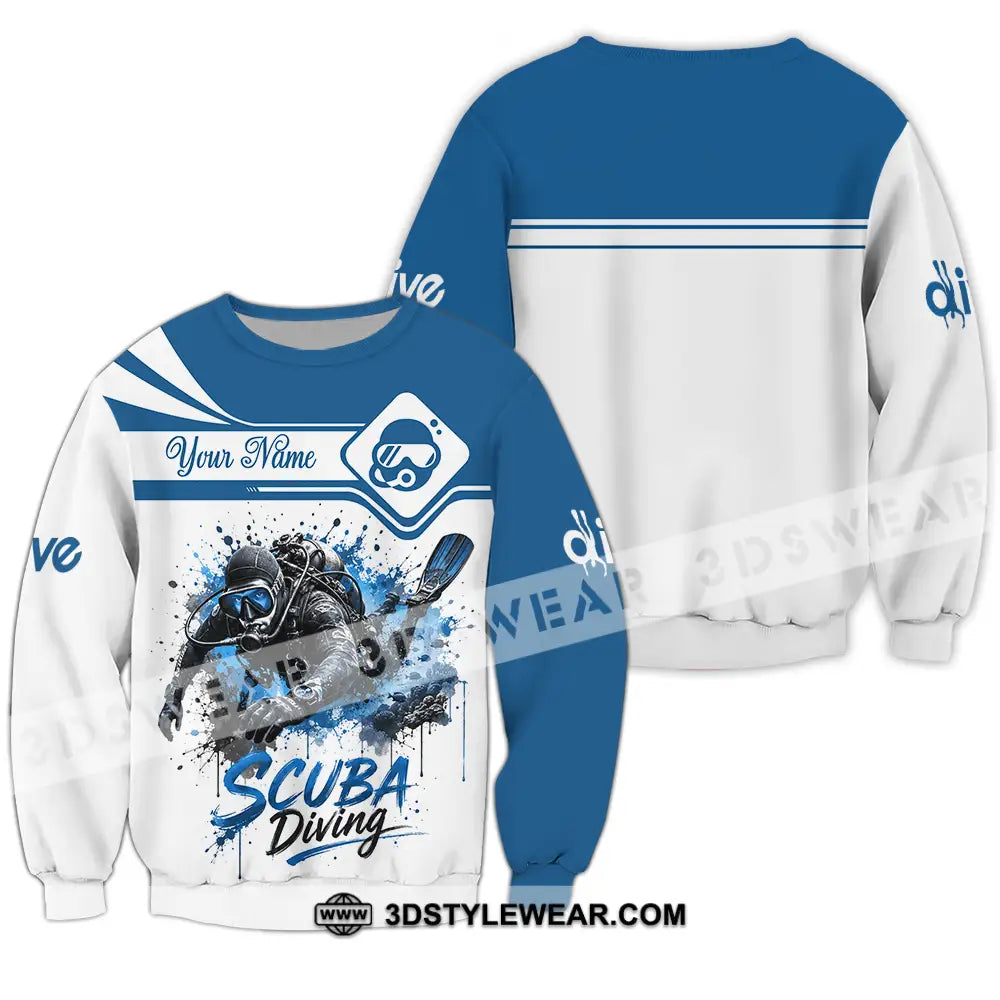 Unisex Shirt - Custom Scuba Diving Shirt - Long Sleeve / S - T-shirt