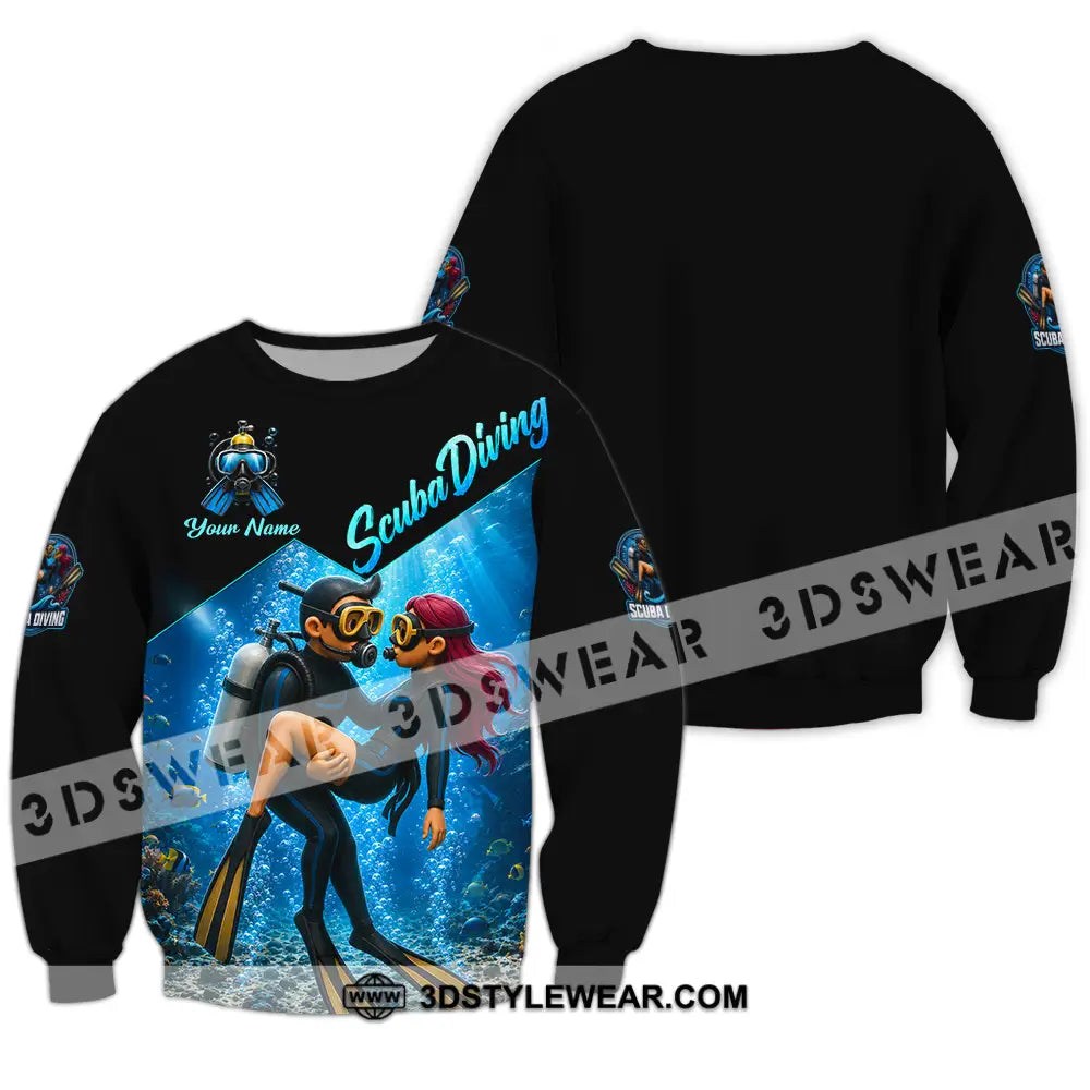 Unisex Shirt - Custom Scuba Diving Shirt - Long Sleeve / S - T-shirt