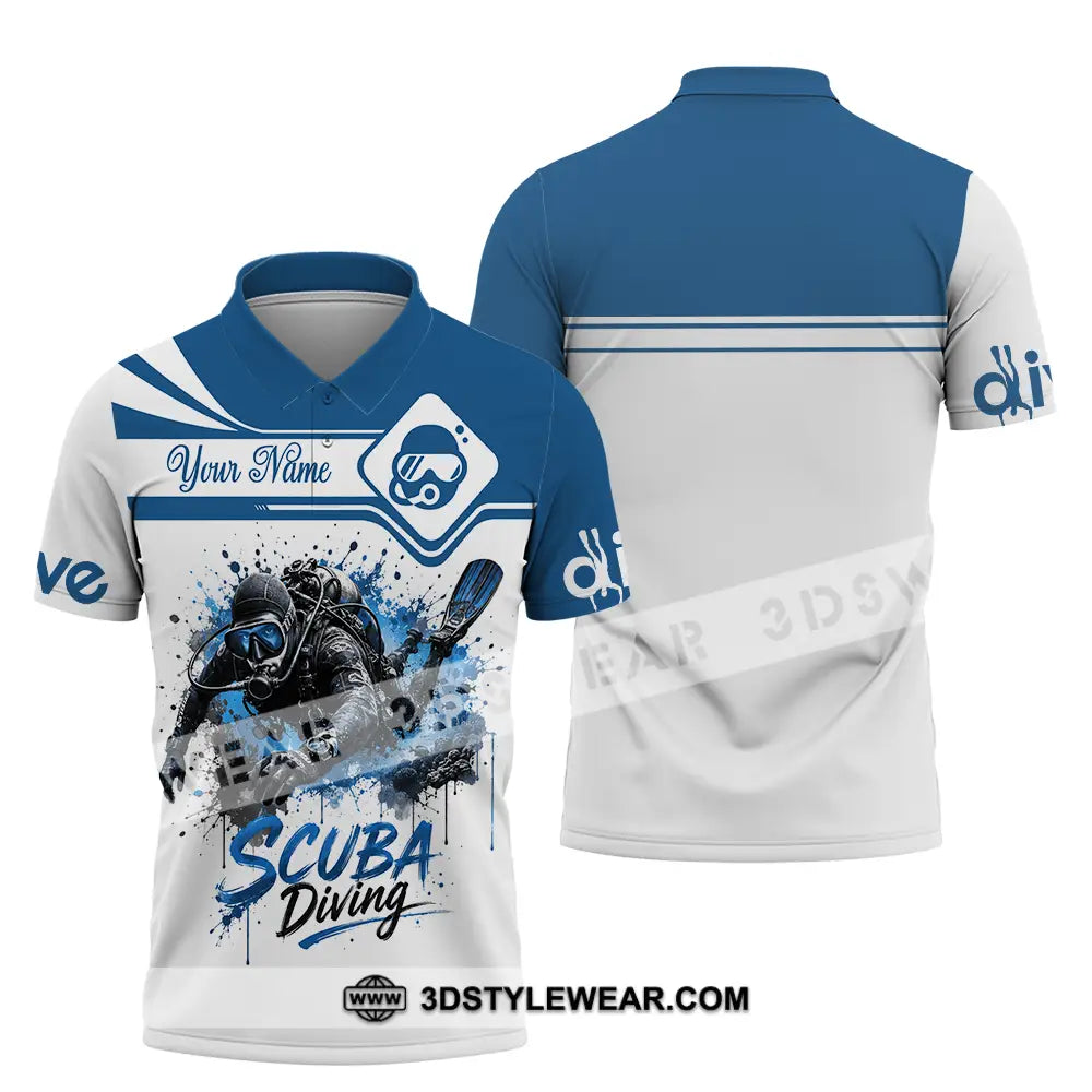 Unisex Shirt - Custom Scuba Diving Shirt - Polo Shirt / S - T-shirt