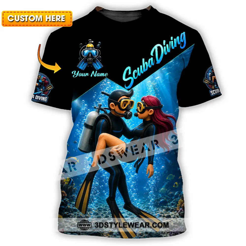 Unisex Shirt - Custom Scuba Diving Shirt - T-shirt