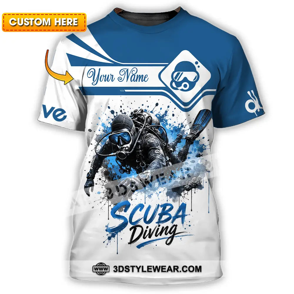 Unisex Shirt - Custom Scuba Diving Shirt - T-shirt