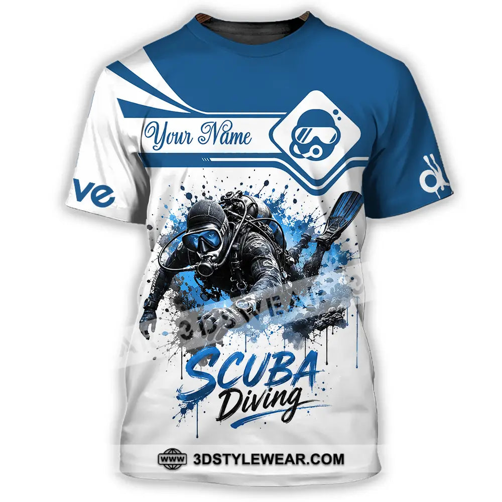 Unisex Shirt - Custom Scuba Diving Shirt - T-Shirt / S - T-shirt