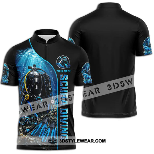 Unisex Shirt - Custom Scuba Diving Shirt style option 2