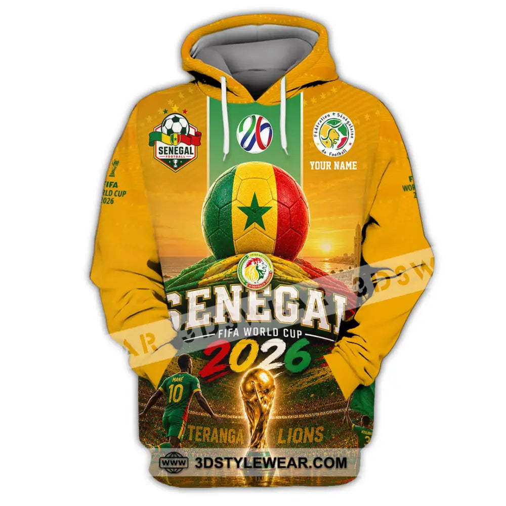 Unisex Shirt - Custom Senegal World Cup 2026 Shirt - Hoodie / S - T-shirt