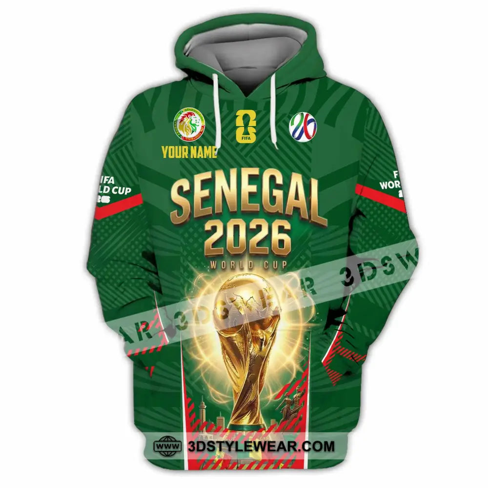 Unisex Shirt - Custom Senegal World Cup 2026 Shirt - Hoodie / S - T-shirt