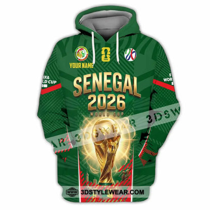 Unisex Shirt - Custom Senegal World Cup 2026 Shirt - Hoodie / S - T-shirt