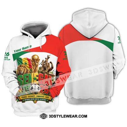 Unisex Shirt - Custom Senegal World Cup 2026 Shirt - Hoodie / S - T-shirt