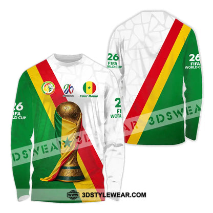 Unisex Shirt - Custom Senegal World Cup 2026 Shirt - Long Sleeve Shirt / S - T-shirt