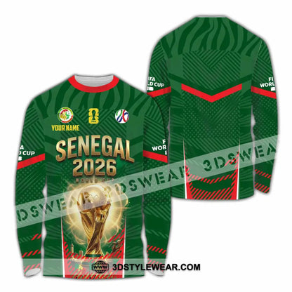 Unisex Shirt - Custom Senegal World Cup 2026 Shirt - Long Sleeve Shirt / S - T-shirt