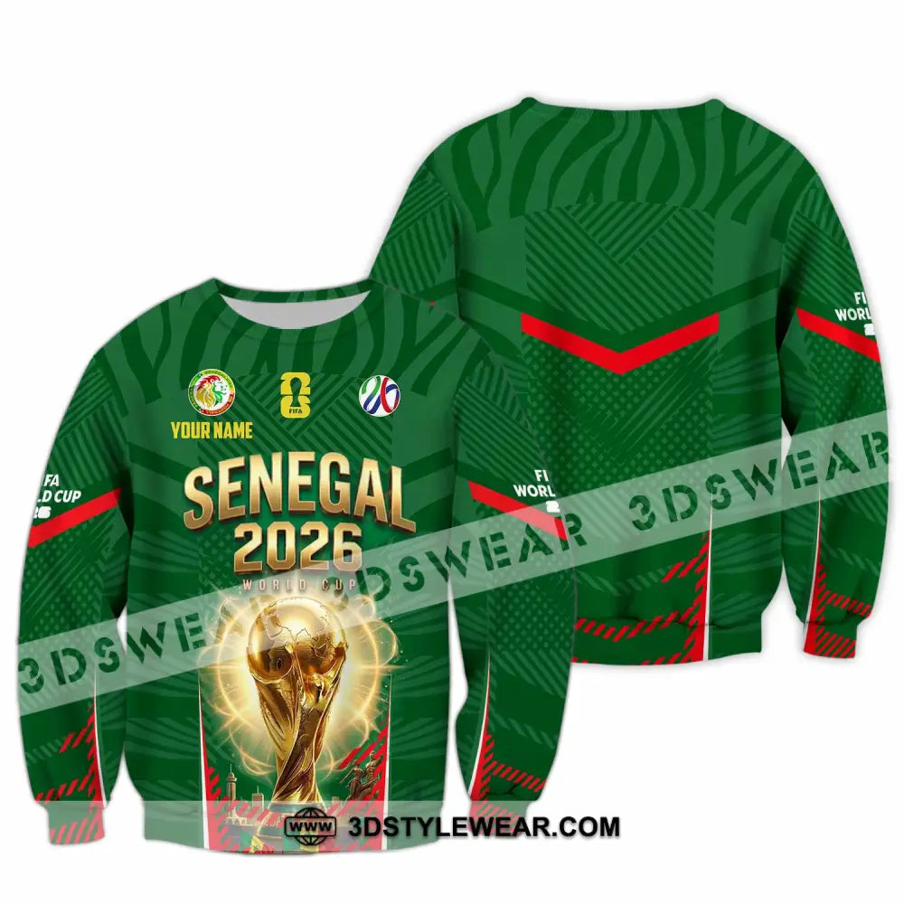 Unisex Shirt - Custom Senegal World Cup 2026 Shirt - Long Sleeve / S - T-shirt