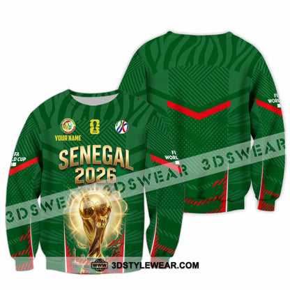 Unisex Shirt - Custom Senegal World Cup 2026 Shirt - Long Sleeve / S - T-shirt
