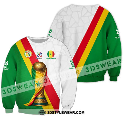 Unisex Shirt - Custom Senegal World Cup 2026 Shirt - Long Sleeve / S - T-shirt