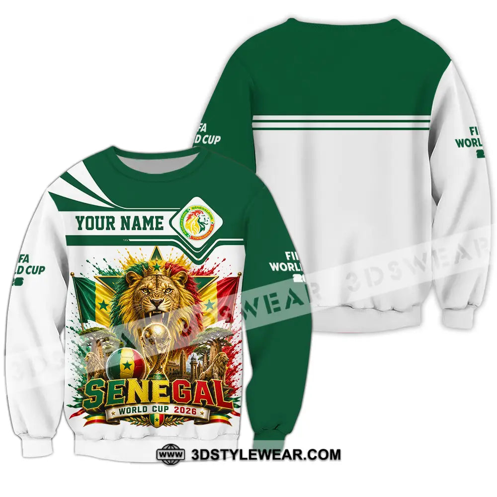 Unisex Shirt - Custom Senegal World Cup 2026 Shirt - Long Sleeve / S - T-shirt
