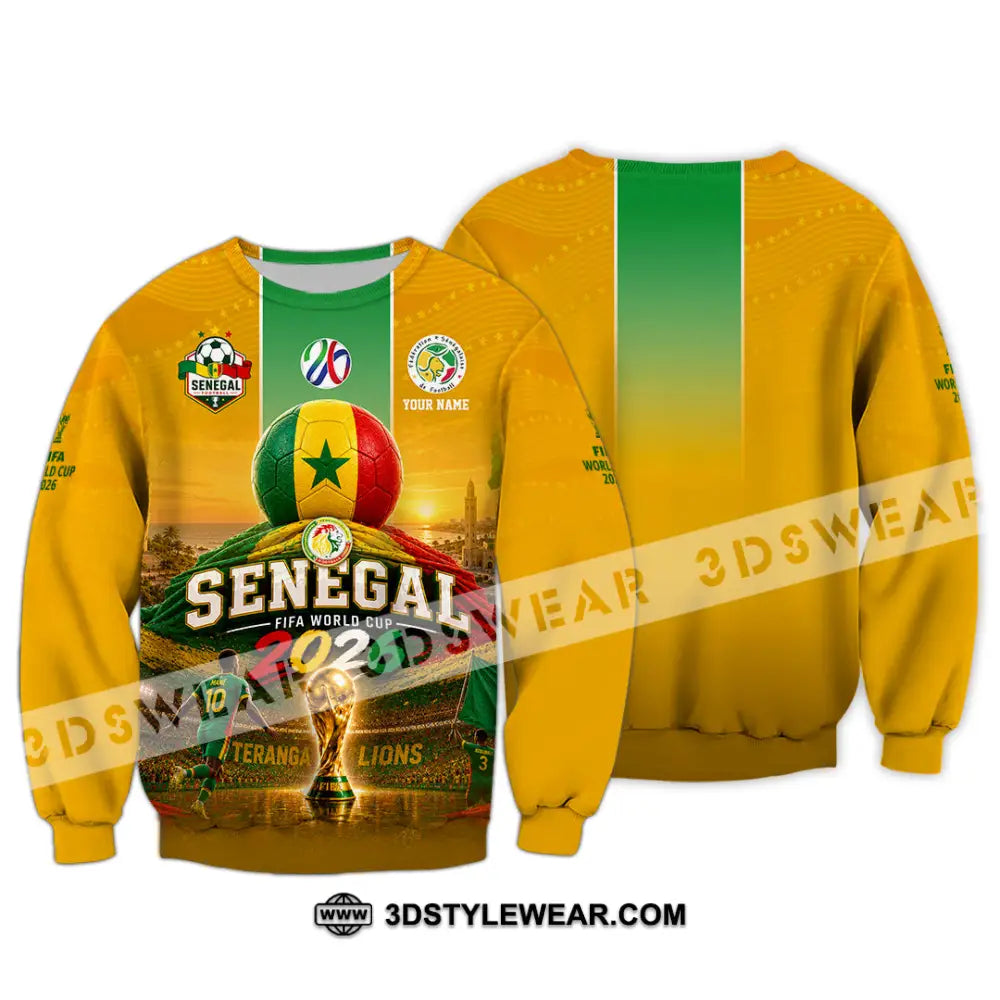 Unisex Shirt - Custom Senegal World Cup 2026 Shirt - Long Sleeve / S - T-shirt