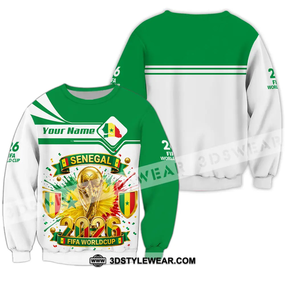Unisex Shirt - Custom Senegal World Cup 2026 Shirt - Long Sleeve / S - T-shirt