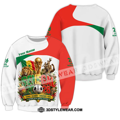 Unisex Shirt - Custom Senegal World Cup 2026 Shirt - Long Sleeve / S - T-shirt