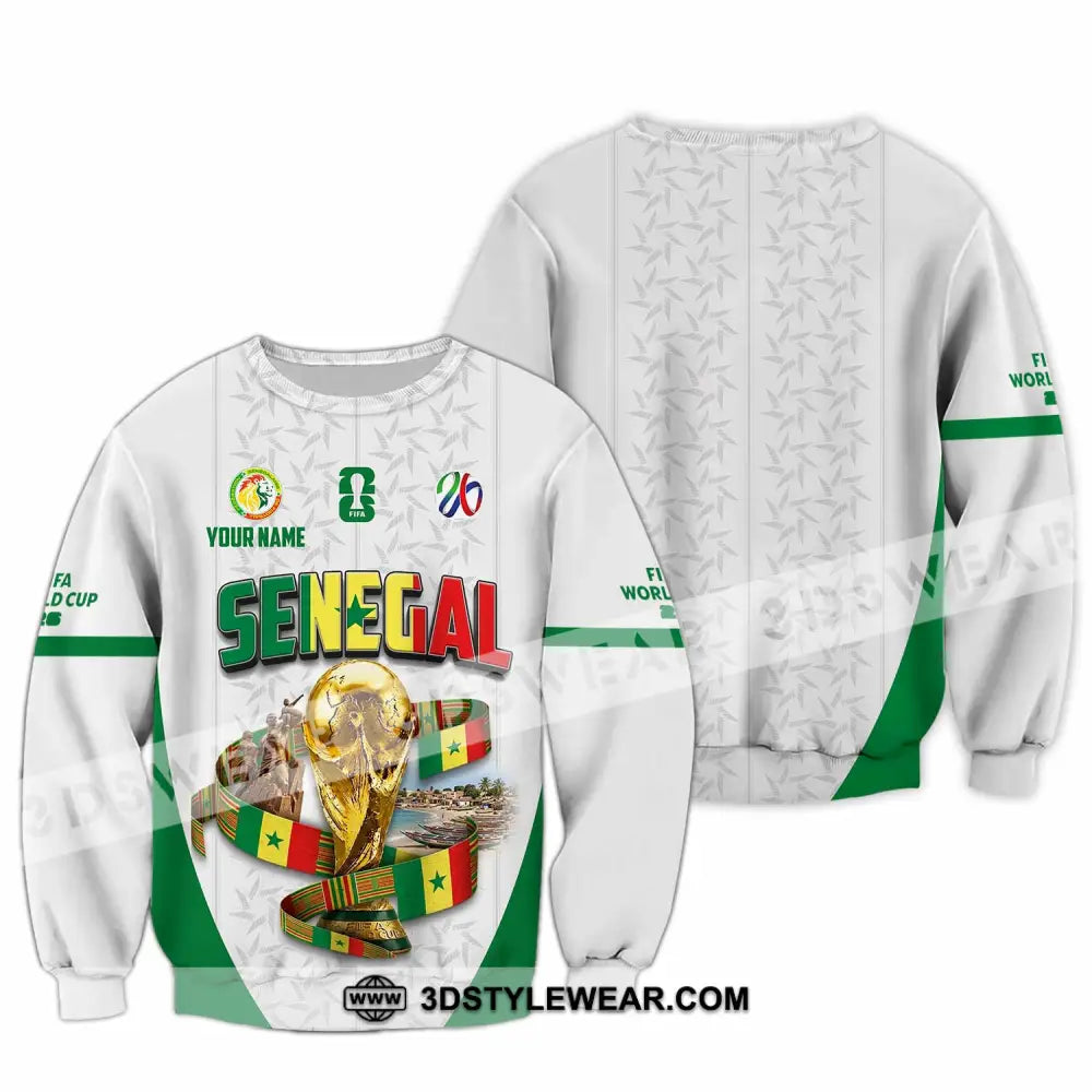 Unisex Shirt - Custom Senegal World Cup 2026 Shirt - Long Sleeve / S - T-shirt