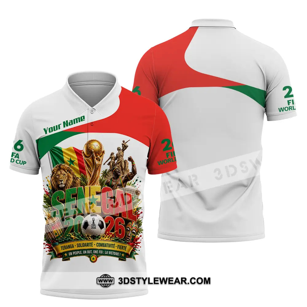 Unisex Shirt - Custom Senegal World Cup 2026 Shirt - Polo Shirt / S - T-shirt