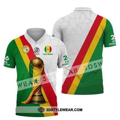 Unisex Shirt - Custom Senegal World Cup 2026 Shirt - Polo Shirt / S - T-shirt
