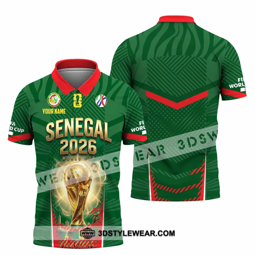 Unisex Shirt - Custom Senegal World Cup 2026 Shirt - Polo Shirt / S - T-shirt
