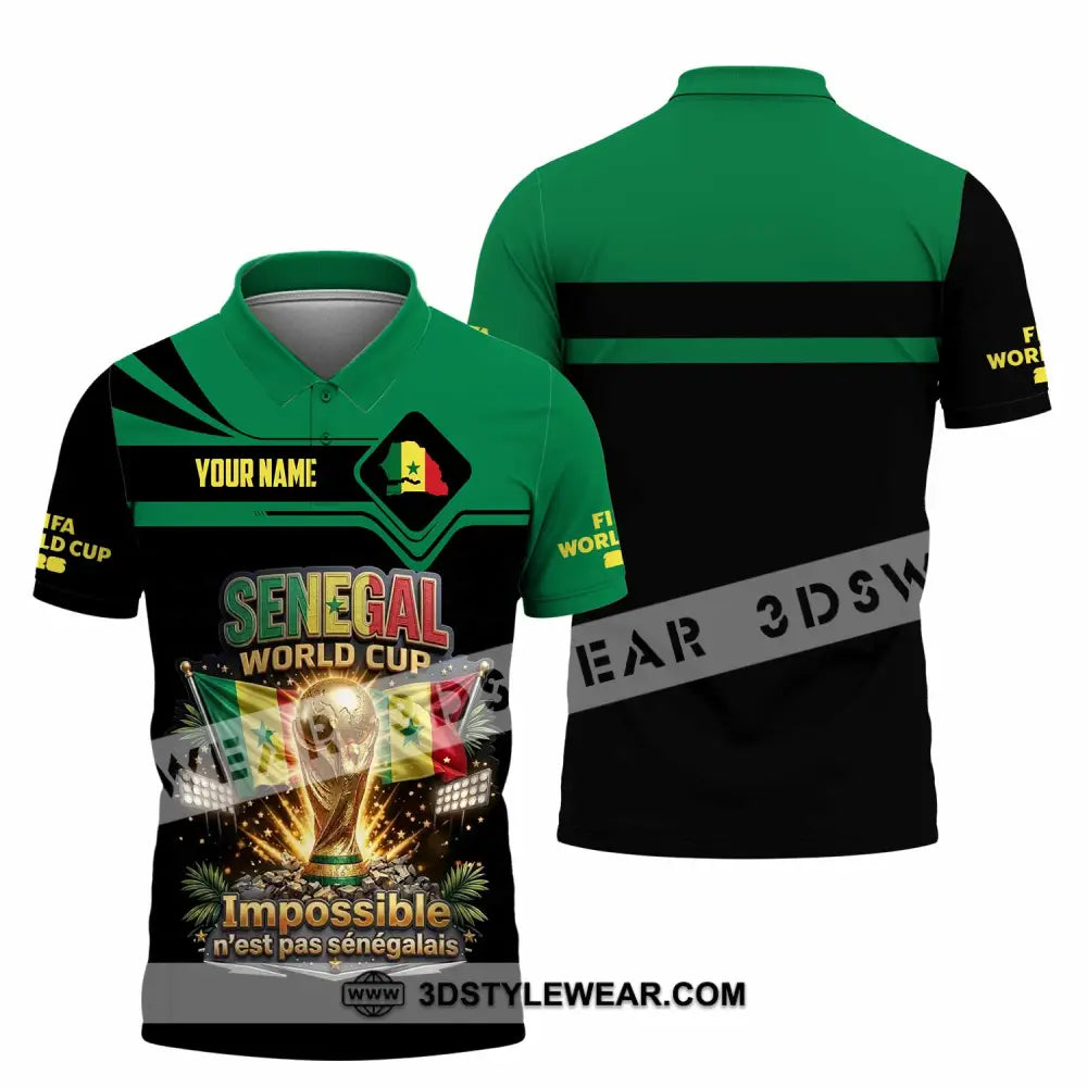 Unisex Shirt - Custom Senegal World Cup 2026 Shirt - Polo Shirt / S - T-shirt