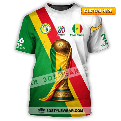 Unisex Shirt - Custom Senegal World Cup 2026 Shirt - T-shirt