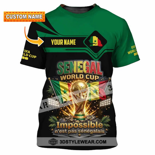 Unisex Shirt - Custom Senegal World Cup 2026 Shirt style option 1