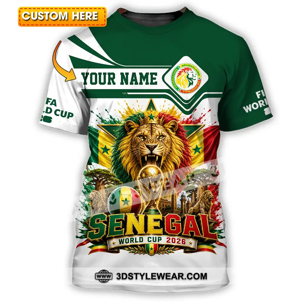 Unisex Shirt - Custom Senegal World Cup 2026 Shirt - T-shirt