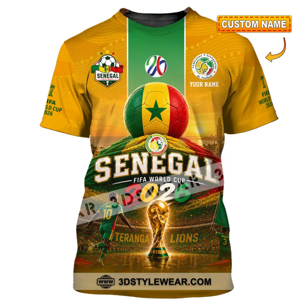 Unisex Shirt - Custom Senegal World Cup 2026 Shirt - T-shirt