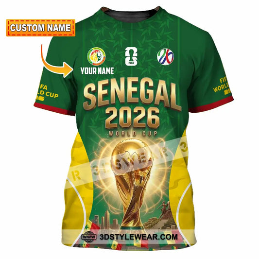 Unisex Shirt - Custom Senegal World Cup 2026 Shirt - T-shirt