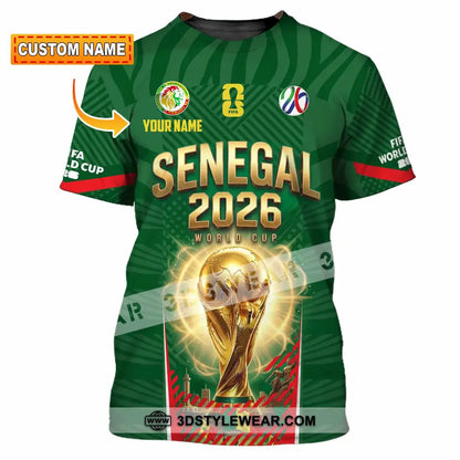 Unisex Shirt - Custom Senegal World Cup 2026 Shirt - T-shirt