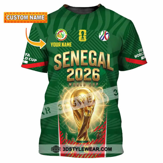 Unisex Shirt - Custom Senegal World Cup 2026 Shirt style option 1