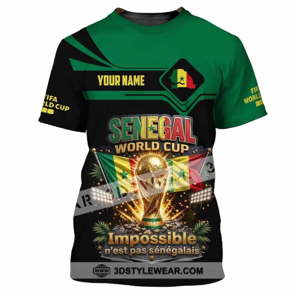 Unisex Shirt - Custom Senegal World Cup 2026 Shirt - T-Shirt / S - T-shirt