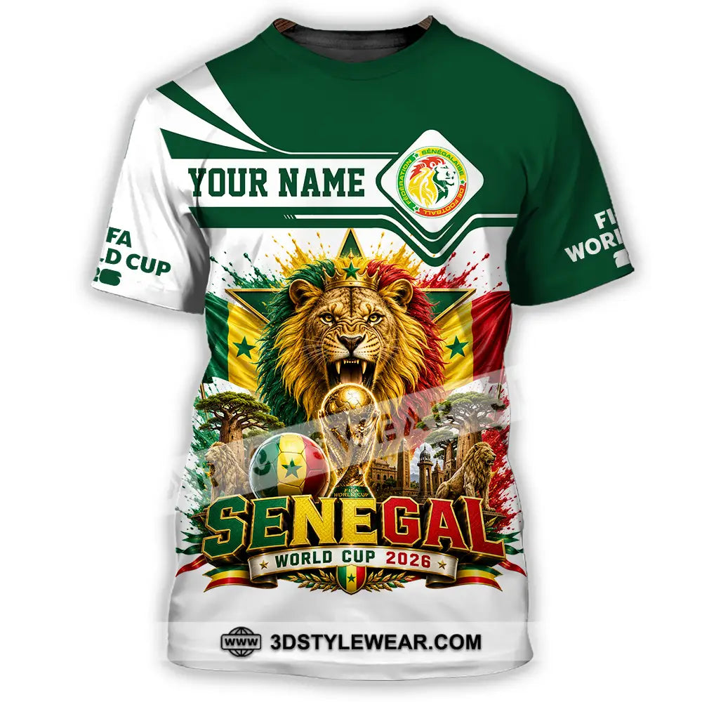 Unisex Shirt - Custom Senegal World Cup 2026 Shirt - T-Shirt / S - T-shirt