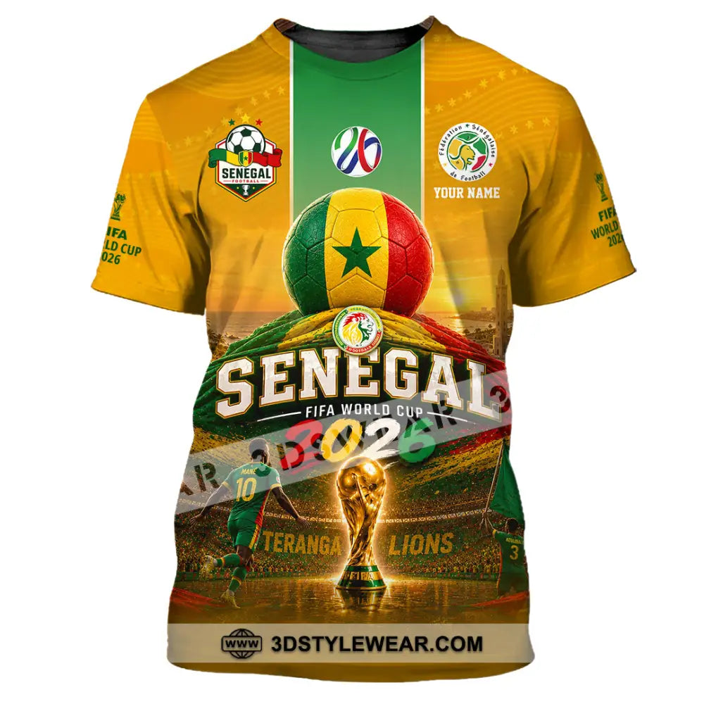 Unisex Shirt - Custom Senegal World Cup 2026 Shirt - T-Shirt / S - T-shirt