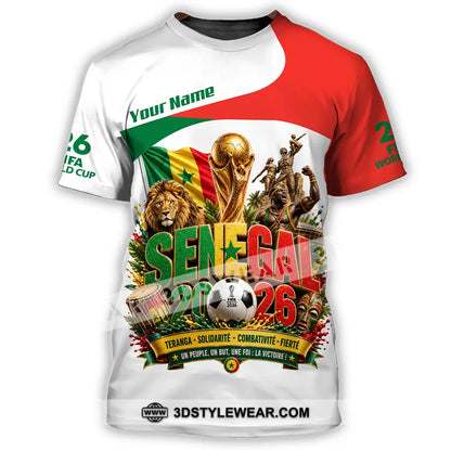 Unisex Shirt - Custom Senegal World Cup 2026 Shirt - T-Shirt / S - T-shirt