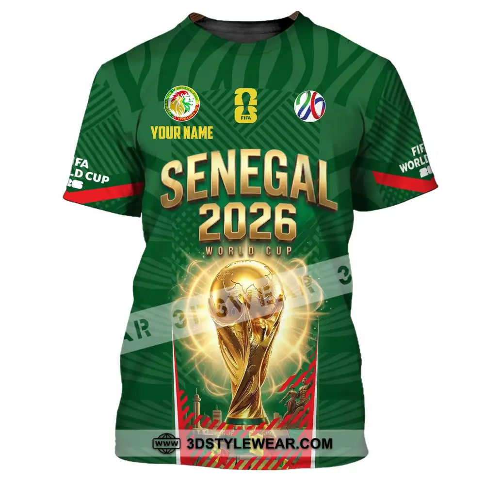 Unisex Shirt - Custom Senegal World Cup 2026 Shirt - T-Shirt / S - T-shirt