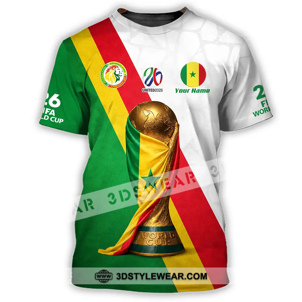 Unisex Shirt - Custom Senegal World Cup 2026 Shirt - T-Shirt / S - T-shirt