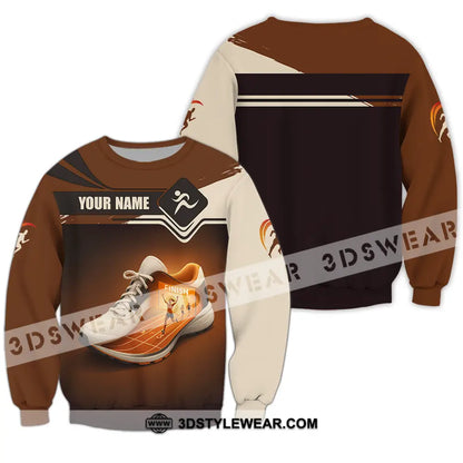 Unisex Shirt - Custom Shoes Of Champion Runner Running Sporty Shirt - Long Sleeve / S - T-shirt