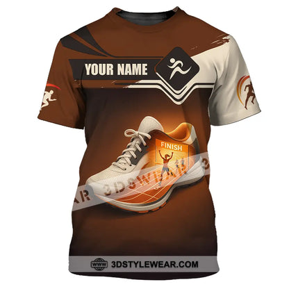 Unisex Shirt - Custom Shoes Of Champion Runner Running Sporty Shirt - T-Shirt / S - T-shirt