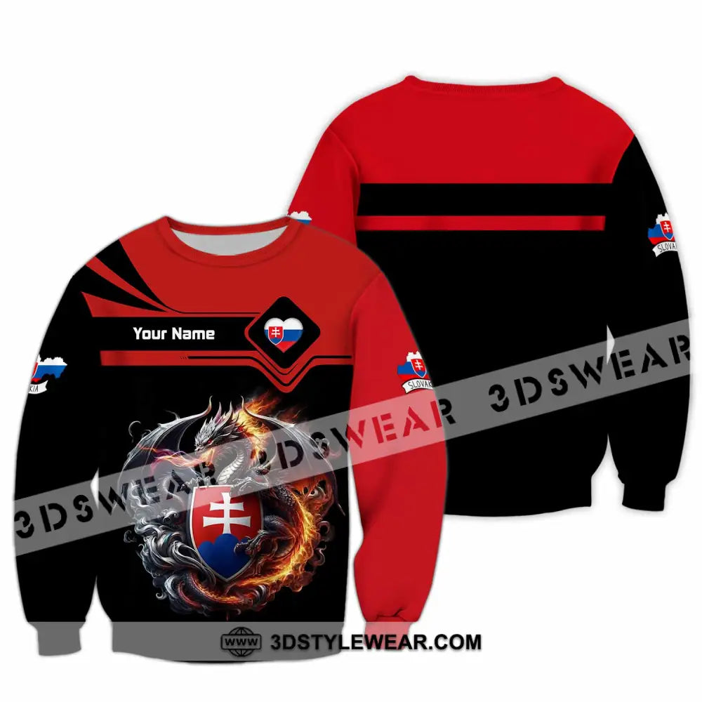 Unisex Shirt - Custom Slovakia Shirt - Long Sleeve / S - T-shirt