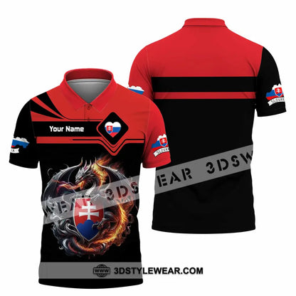 Unisex Shirt - Custom Slovakia Shirt - Polo Shirt / S - T-shirt