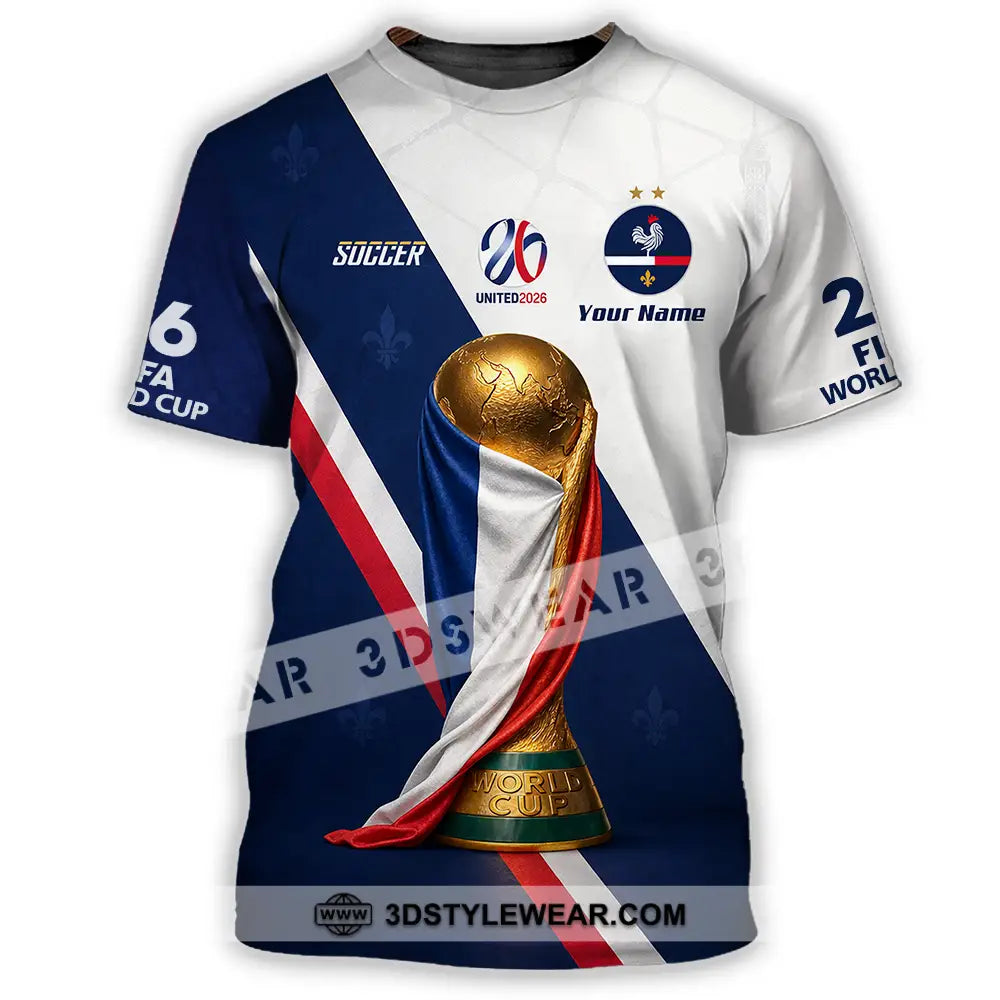 Unisex Shirt - Custom Soccer World Cup 2026 3D Shirt - T-Shirt / S - T-shirt