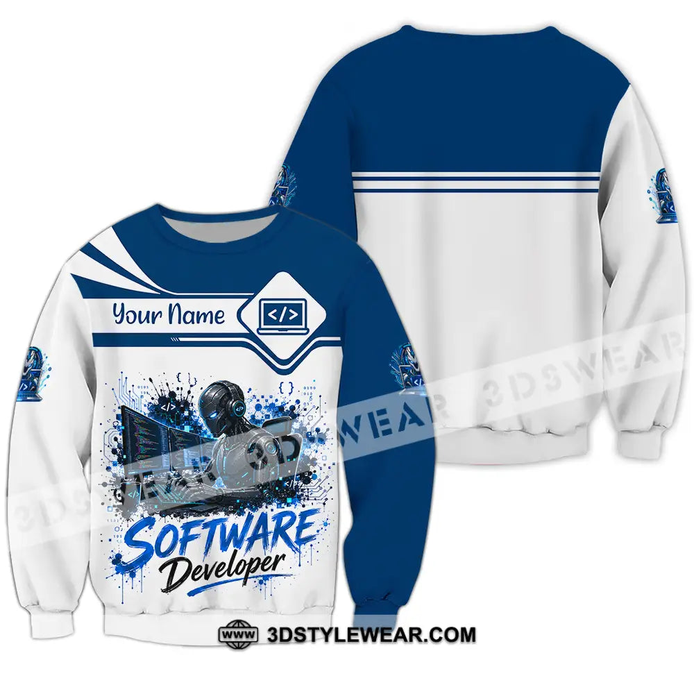 Unisex Shirt - Custom Software Developer Shirt - Long Sleeve / S - T-shirt