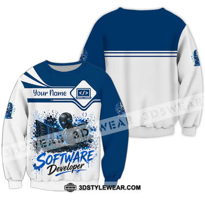 Unisex Shirt - Custom Software Developer Shirt - Long Sleeve / S - T-shirt