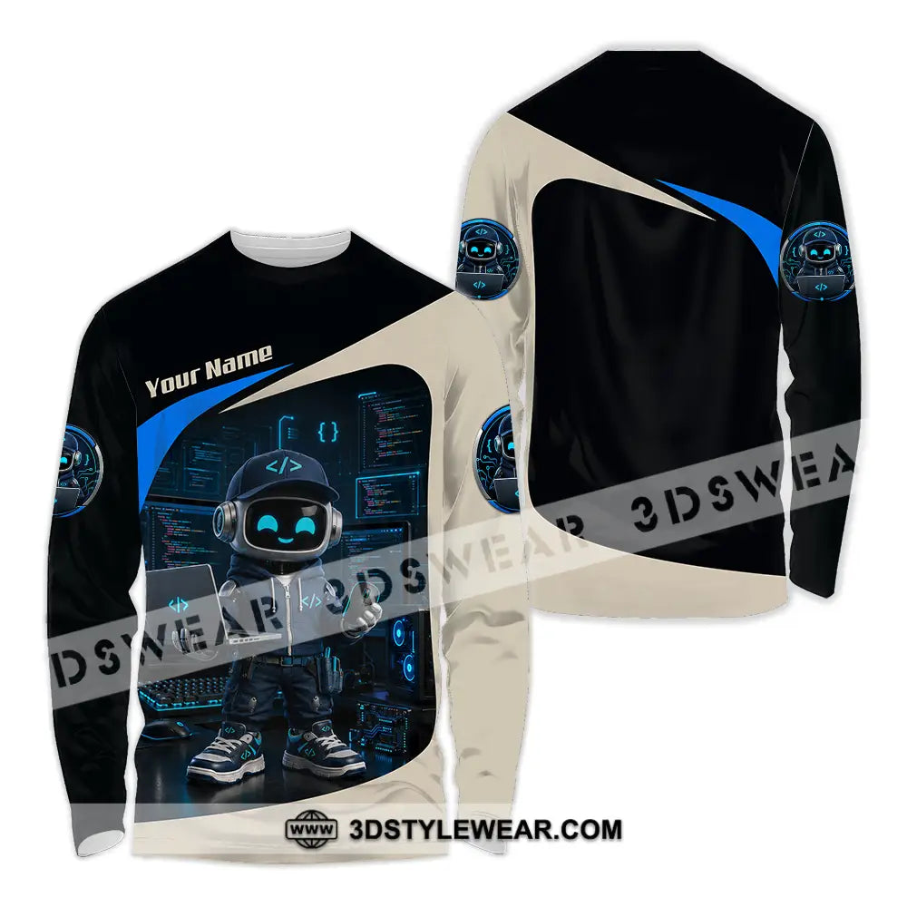 Unisex Shirt - Custom Software Developer Shirt - Long Sleeve Shirt / S - T-shirt
