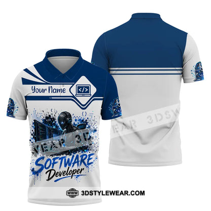 Unisex Shirt - Custom Software Developer Shirt - Polo Shirt / S - T-shirt