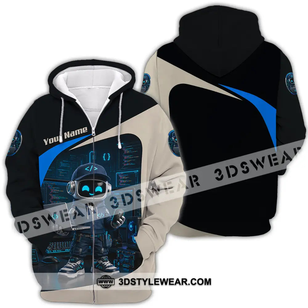 Unisex Shirt - Custom Software Developer Shirt - Zipper Hoodie / S - T-shirt
